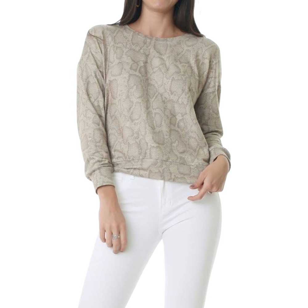 Sundry Snake Print Crewneck Sweatshirt Size 3 (US L)